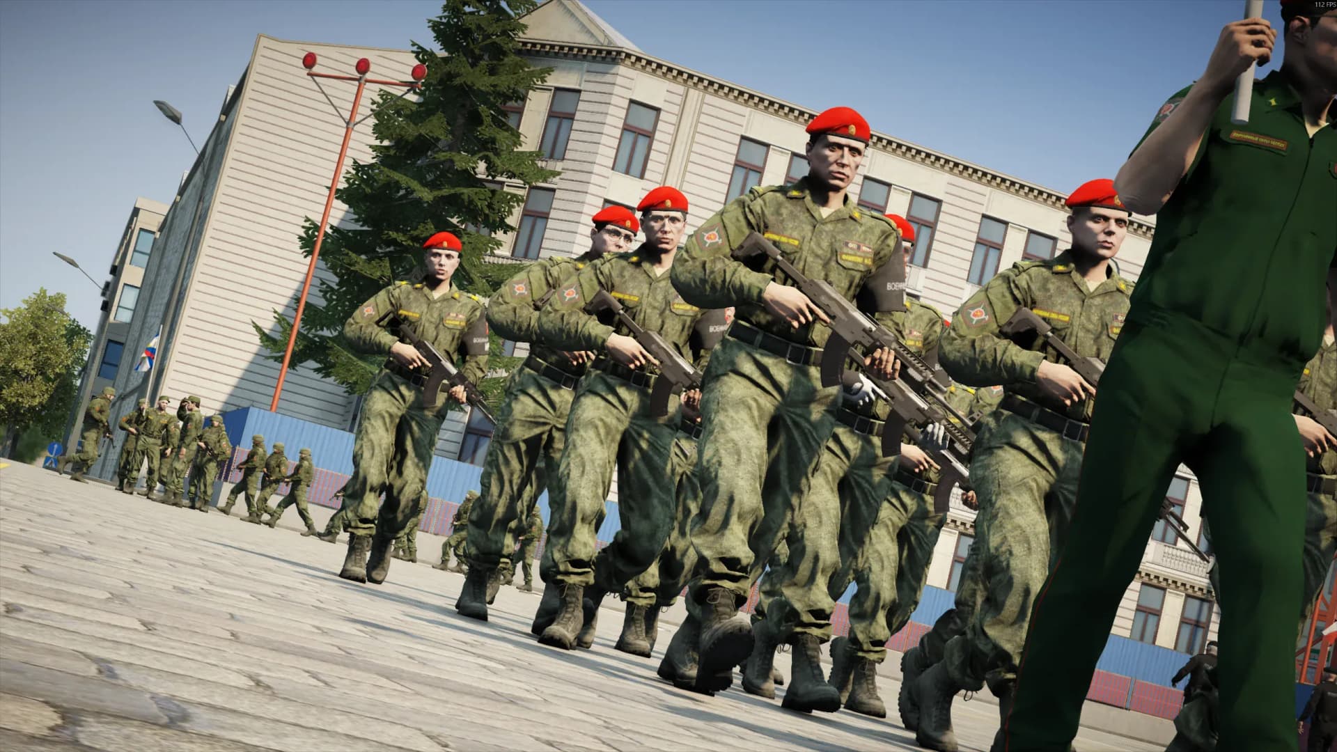Крупнейший виртуальный Парад Победы в России в GTA 5 RP про Россию - RMRP