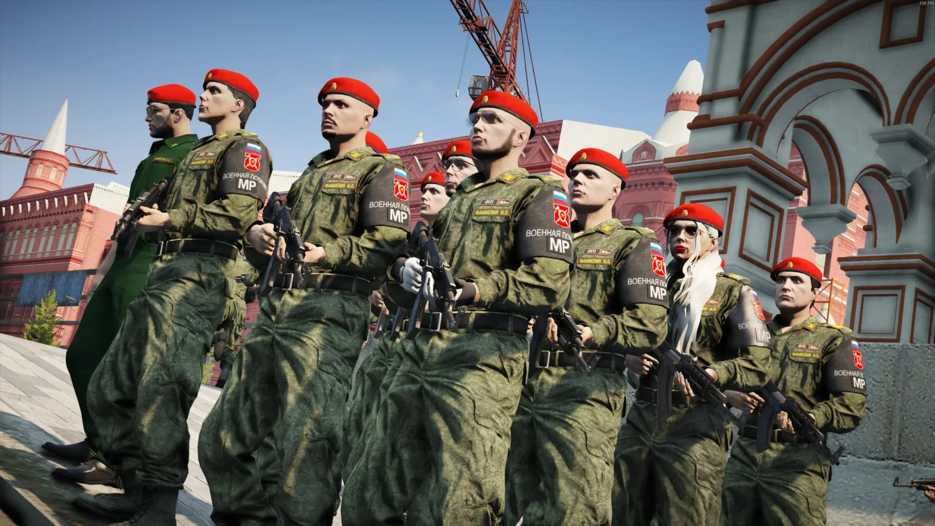 Крупнейший виртуальный Парад Победы в России в GTA 5 RP про Россию - RMRP