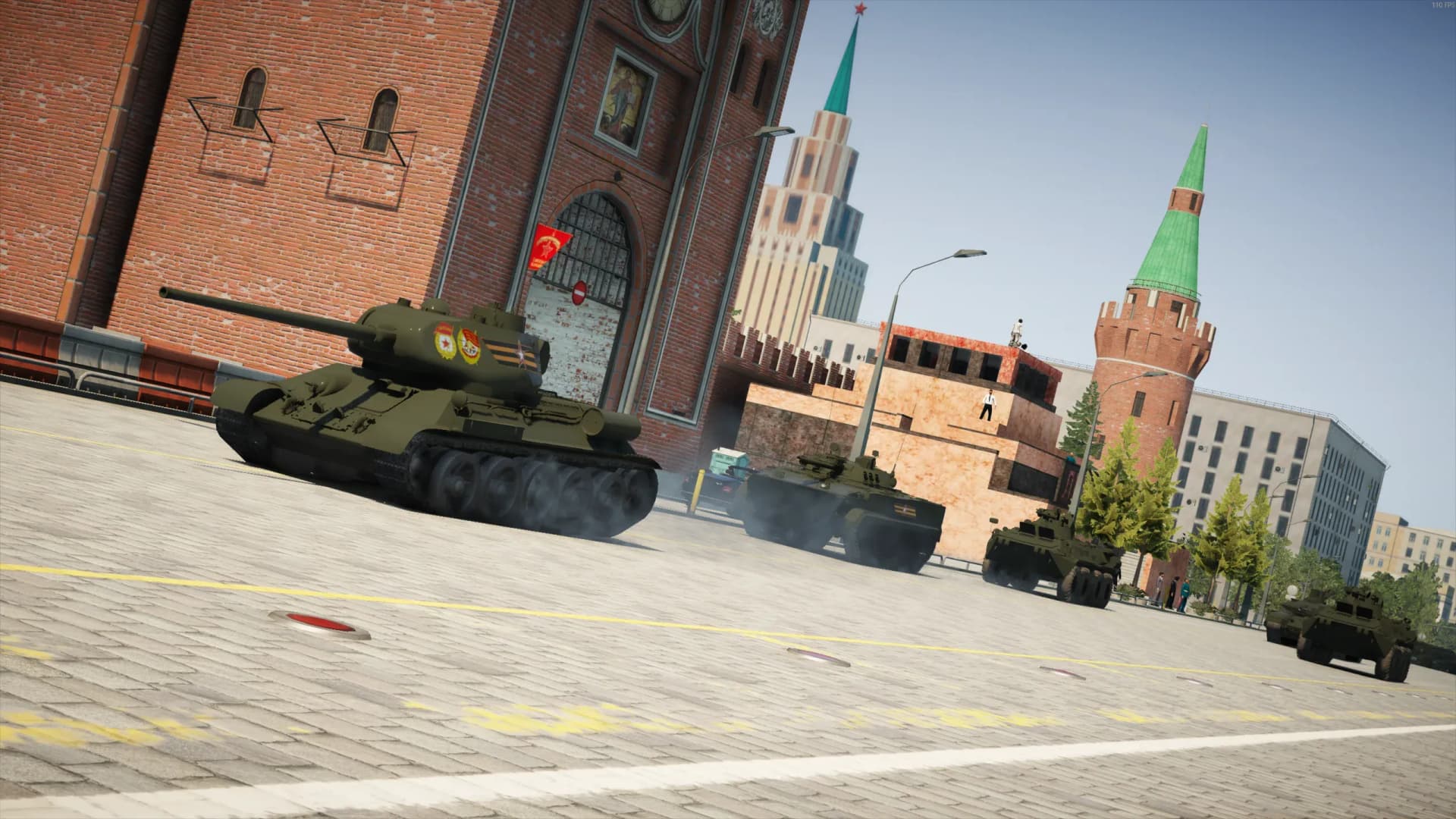 Крупнейший виртуальный Парад Победы в России в GTA 5 RP про Россию - RMRP